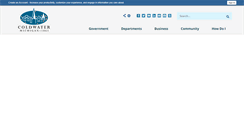 Desktop Screenshot of coldwater.org
